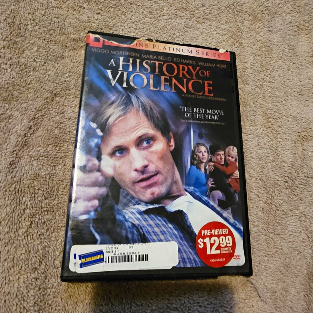 A History of Violence (DVD) Viggo Mortensen Cronenberg Platinum
